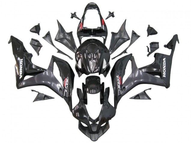 2007-2008 Grey Glossy Black with Decals Honda CBR600RR Motorcycle Fairings Canada