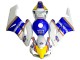 2004-2005 White Blue Yellow Rothmans Honda CBR1000RR Motorcycle Fairings Canada
