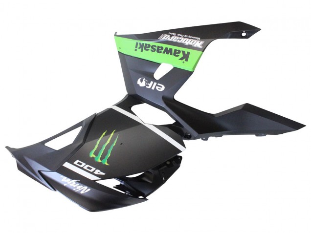 2018-2024 Matte Black Green Monster Showr Snow Kawasaki EX400 Motorcycle Fairings Canada