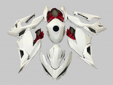 2018-2024 White Red Black Kawasaki EX400 Motorcycle Fairings Canada