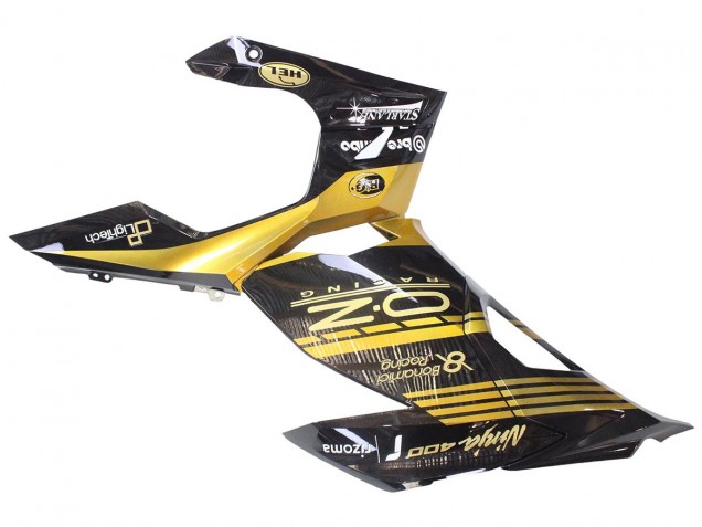 2018-2024 Gold Glossy Black Kawasaki EX400 Motorcycle Fairings Canada