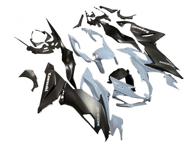 2019-2022 Grey Matte Black Kawasaki ZX6R Motorcycle Fairings Canada