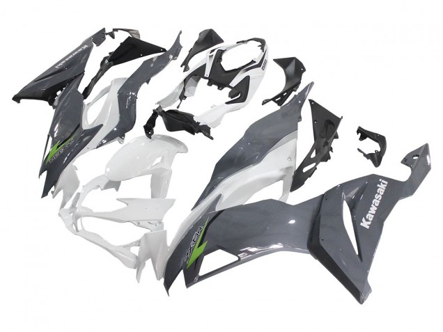 2019-2022 White Grey Green Kawasaki ZX6R Motorcycle Fairings Canada