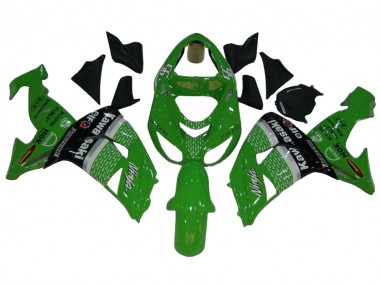 2006-2007 Green White Black Elf Kawasaki ZX10R Motorcycle Fairings Canada