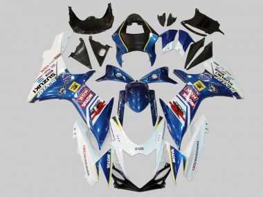 2011-2024 White Blue Red Yellow Motul Dunlop Suzuki GSXR 600/750 Motorcycle Fairings Canada