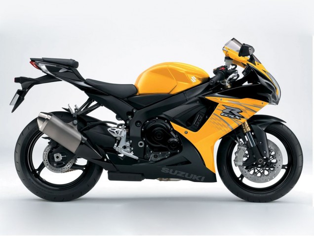 2011-2024 Yellow Suzuki GSXR 600/750 Motorcycle Fairings Canada