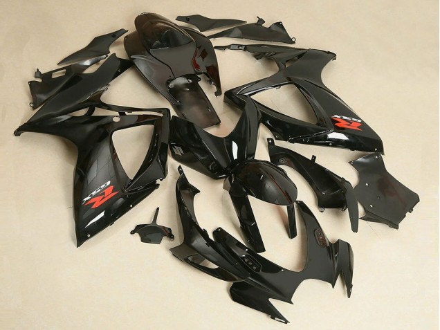 2006-2007 Glossy Black Suzuki GSXR 600/750 Motorcycle Fairing Canada