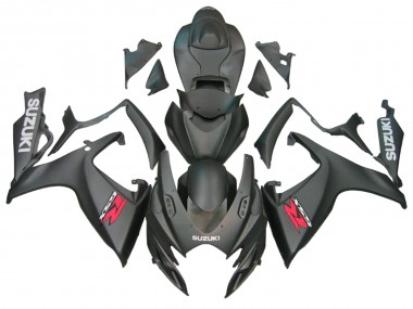 2006-2007 Matte Black Suzuki GSXR 600/750 Motorcycle Fairings Canada