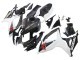2006-2007 Black White Carbon Fiber Style Suzuki GSXR 600/750 Motorcycle Fairings Canada