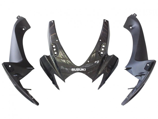 2006-2007 Black White Carbon Fiber Style Suzuki GSXR 600/750 Motorcycle Fairings Canada