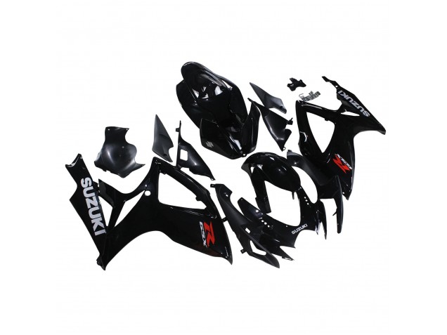 2006-2007 Glossy Black Suzuki GSXR 600/750 Motorcycle Fairings Canada