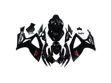 2006-2007 Glossy Black Suzuki GSXR 600/750 Motorcycle Fairings Canada