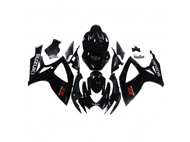 2006-2007 Glossy Black Suzuki GSXR 600/750 Motorcycle Fairings Canada