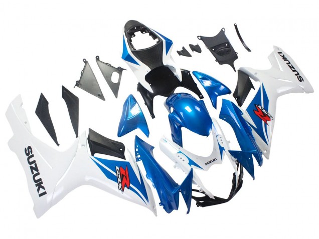 2011-2024 Blue White Suzuki GSXR 600/750 Motorcycle Fairings Canada