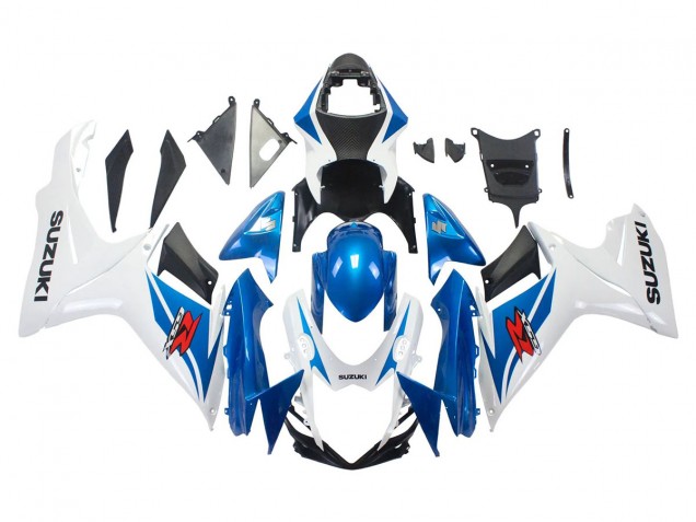 2011-2024 Blue White Suzuki GSXR 600/750 Motorcycle Fairings Canada