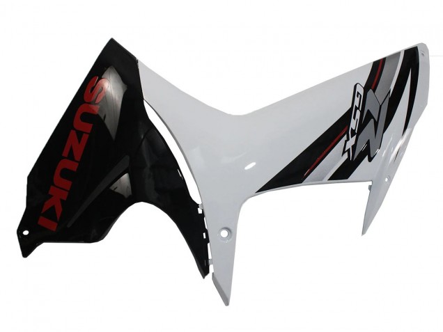 2011-2024 White Glossy Black Suzuki GSXR 600/750 Motorcycle Fairings Canada