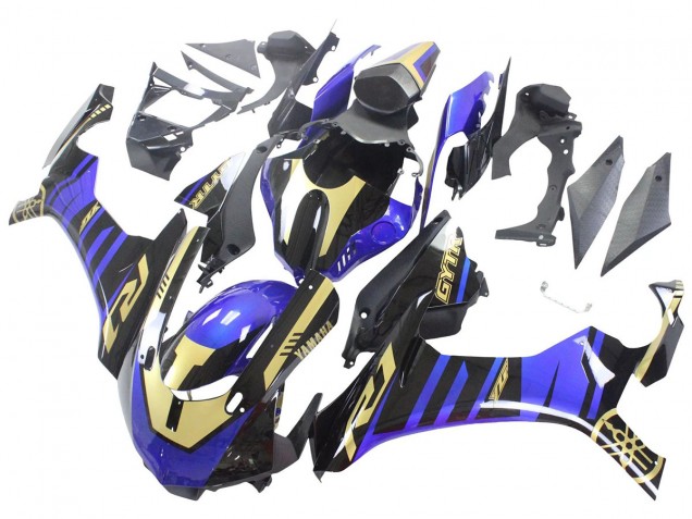 2015-2019 Blue Gold Black Yamaha YZF R1 Motorcycle Fairings Canada