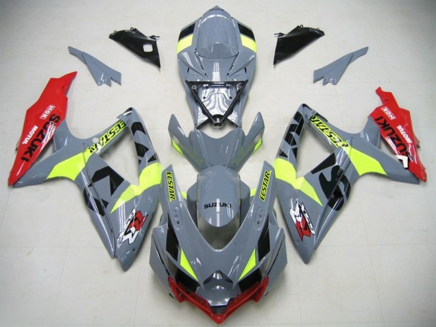 2006-2007 Nardo Grey Neon Green Red Ecstar GSXR750 K6 Motorcycle Fairings Canada
