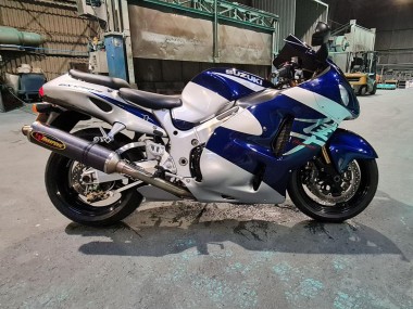 1996-2007 Blue White Suzuki GSXR 1300 Hayabusa Motorcycle Fairings Canada