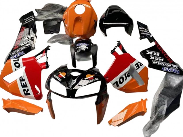 2005-2006 Black Orange White Red Repsol Honda CBR600RR Motorcycle Fairings Canada