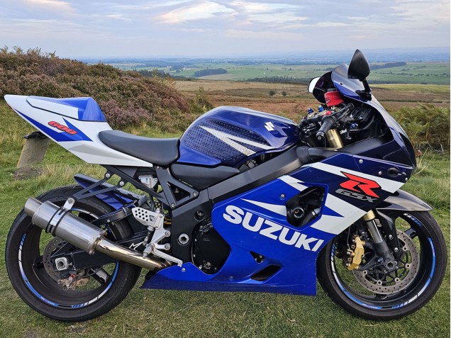 2004-2005 Blue White Red Suzuki GSXR 600 Motorcycle Fairings Canada