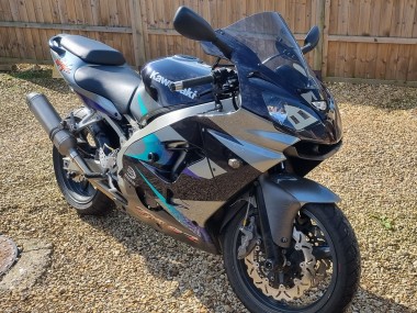 2002-2003 Blue Silver Kawasaki Ninja ZX9R Motorcycle Fairings Canada