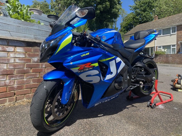 2009-2016 Blue Green White Suzuki GSXR 1000 Motorcycle Fairings Canada