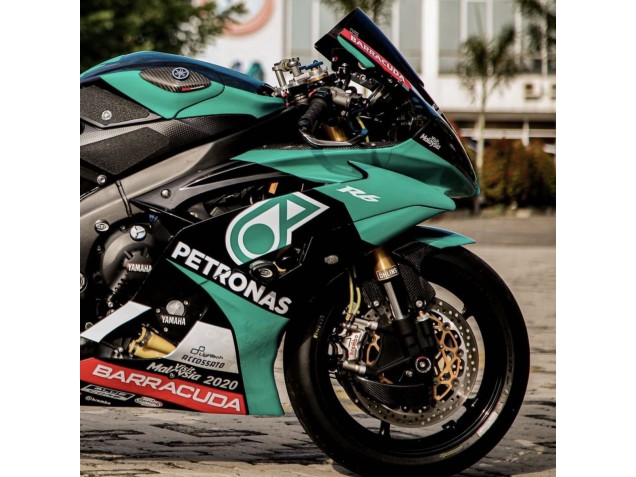 2008-2016 Light Green White Black Petronas Yamaha YZF R6 Motorcycle Fairings Canada