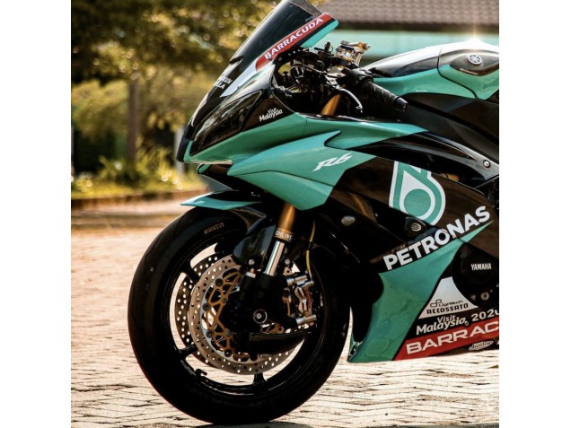 2008-2016 Light Green White Black Petronas Yamaha YZF R6 Motorcycle Fairings Canada