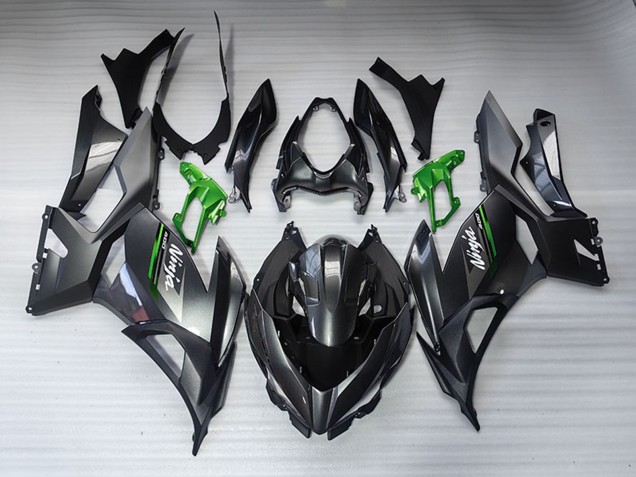 2018-2024 Glossy Black Matte Black Green White Kawasaki EX400 Motorcycle Fairings Canada