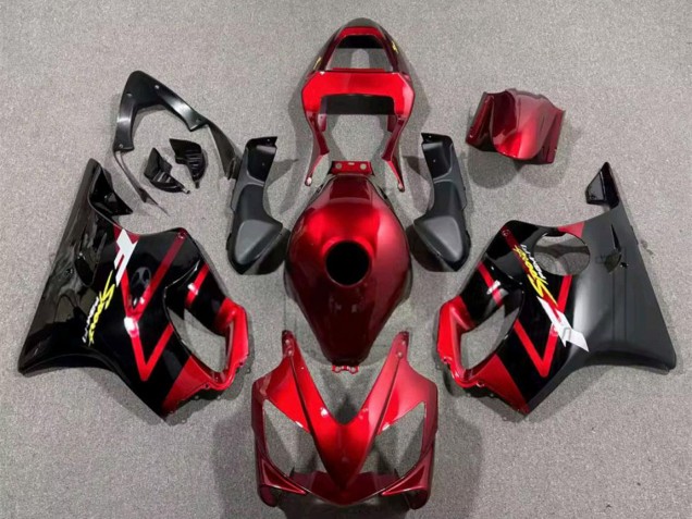 2001-2003 Candy Red Black Honda CBR600 F4i Motorcycle Fairings Canada