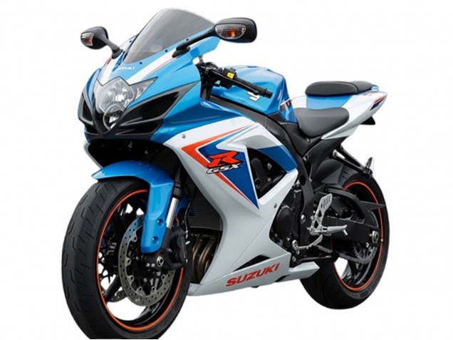2006-2007 White Blue Red Suzuki GSXR 600 Motorcycle Fairings Canada