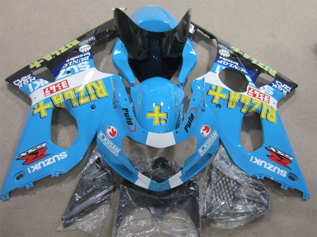 2000-2002 Blue Yellow White Black Rizla Suzuki GSXR 1000 Motorcycle Fairings Canada