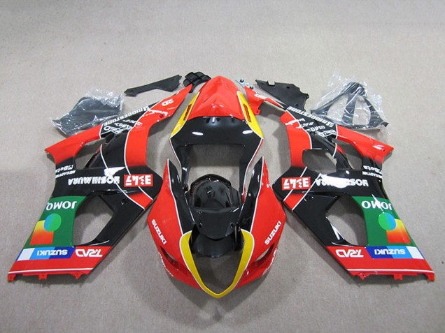 2003-2004 Red Yellow Green Black Suzuki GSXR 1000 Motorcycle Fairings Canada
