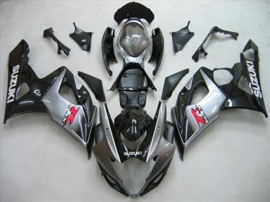 2005-2006 Glossy Black Silver Red Suzuki GSXR 1000 Motorcycle Fairing Kits Canada
