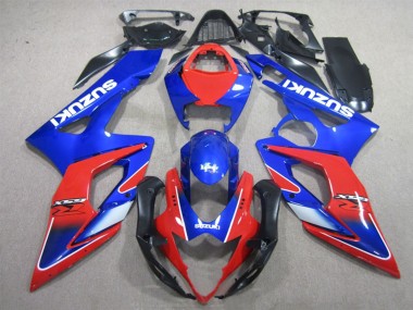 2005-2006 Blue Red Suzuki GSXR 1000 Motorcycle Fairings Canada