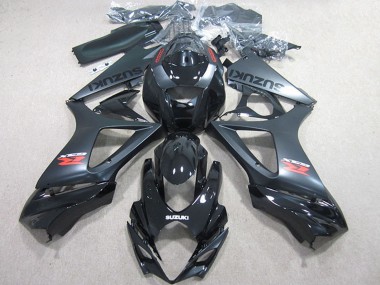 2007-2008 Glossy Black Matte Black Suzuki GSXR 1000 Motorcycle Fairings Kits Canada