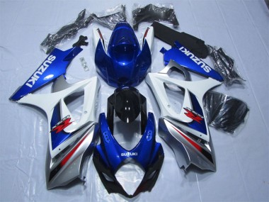 2007-2008 Blue White Red Suzuki GSXR 1000 Motorcycle Fairings Canada