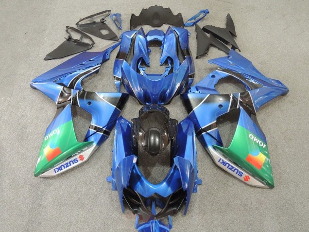 2009-2016 Blue Green JOMO Suzuki GSXR 1000 Motorcycle Fairings Canada