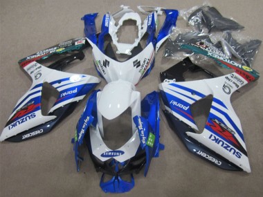 2009-2016 White Blue Red Samsung Suzuki GSXR 1000 Motorcycle Fairings Canada