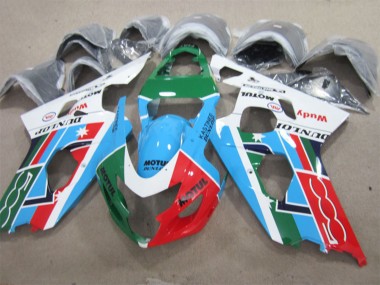 2001-2003 White Blue Green Red Motul Suzuki GSXR 600 Motorcycle Fairings Canada
