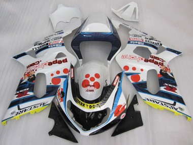 2001-2003 White Blue Red Yellow Black Dark Dog Suzuki GSXR 600 Motorcycle Fairings Canada