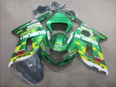 2001-2003 Green Yellow Telefonica MoviStar Suzuki GSXR 600 Motorcycle Fairings Canada