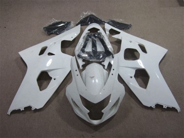 2004-2005 White Suzuki GSXR 600 Motorcycle Fairings Canada