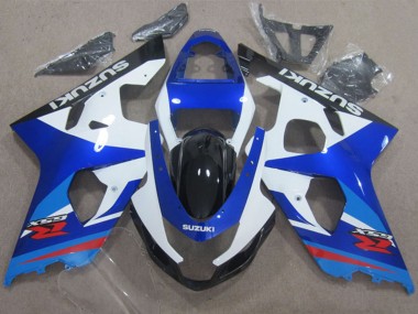 2004-2005 White Blue Red Suzuki GSXR 600 Motorcycle Fairings Canada
