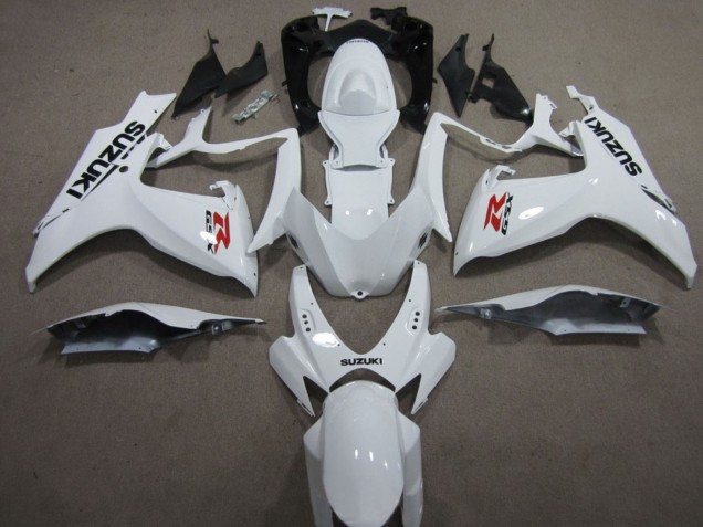 2006-2007 White Suzuki GSXR 600 Motorcycle Fairings Canada