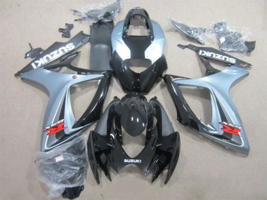 2006-2007 Grey Glossy Black Suzuki GSXR 600 Motorcycle Fairings Canada