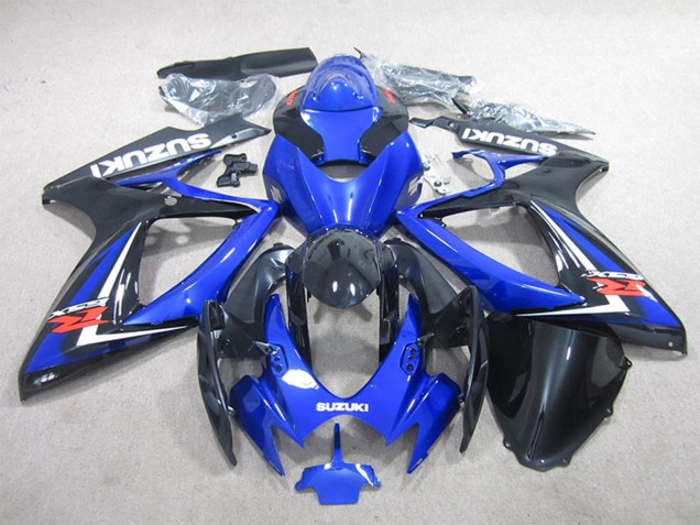 2006-2007 Blue White Glossy Black Red Suzuki GSXR 600 Motorcycle Fairing Canada