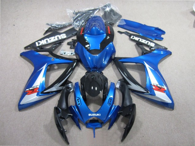 2006-2007 Blue White Glossy Black Red Suzuki GSXR 600 Motorcycle Fairings Canada