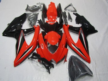 2008-2010 Red Black Suzuki GSXR 600 Motorcycle Fairings Canada
